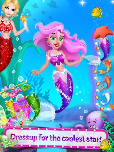 Princess Mermaid Story डाउनलोड करें – जलपरी का जादुई साहसिक खेल - Screenshot 1