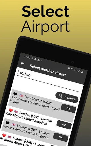 Fukuoka Airport Flight Info डाउनलोड करें – रीयल-टाइम उड़ान अपडेट - Screenshot 9