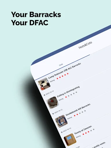Hots&Cots डाउनलोड करें – DFAC और बैरक की रेटिंग और समीक्षाएं - Screenshot 9