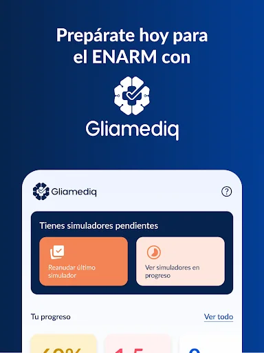 Gliamediq: Simulador ENARM डाउनलोड करें – चिकित्सा परीक्षा की तैयारी - Screenshot 9