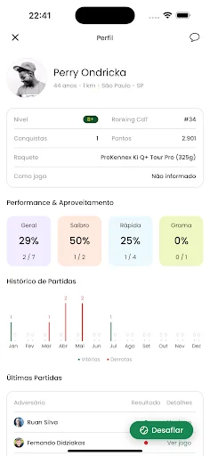 Clube do Tennis डाउनलोड करें – टेनिस प्रेमियों का समुदाय - Screenshot 2