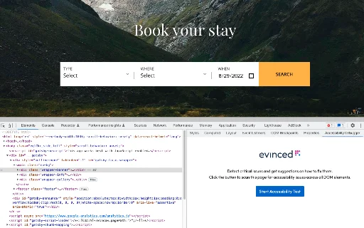 Evinced Dev Debugger डाउनलोड करें – वेब एक्सेसिबिलिटी टूल - Screenshot 2