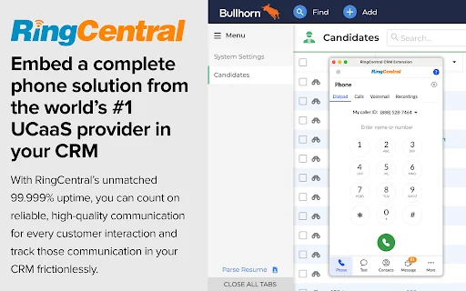 RingCentral App Connect डाउनलोड करें – CRM एकीकरण के साथ कॉल प्रबंधन - Screenshot 1
