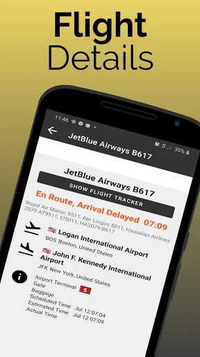 Fukuoka Airport Flight Info डाउनलोड करें – रीयल-टाइम उड़ान अपडेट - Screenshot 4