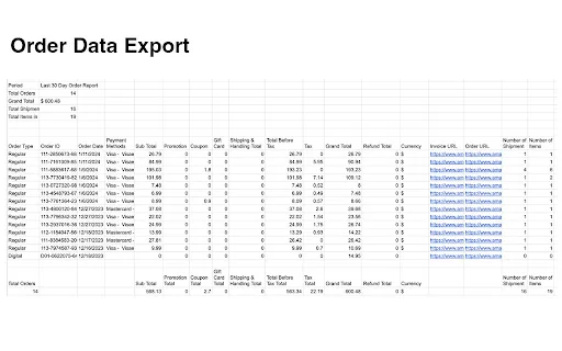 OrderPro डाउनलोड करें – Amazon और अन्य स्टोर का ऑर्डर डेटा Excel में पाएं - Screenshot 3