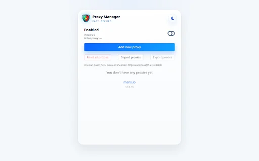 Proxy Manager डाउनलोड करें – ब्राउज़र प्रॉक्सी स्विच करें - Screenshot 5