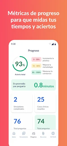 Gliamediq: Simulador ENARM डाउनलोड करें – चिकित्सा परीक्षा की तैयारी - Screenshot 8