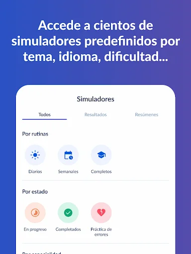Gliamediq: Simulador ENARM डाउनलोड करें – चिकित्सा परीक्षा की तैयारी - Screenshot 20
