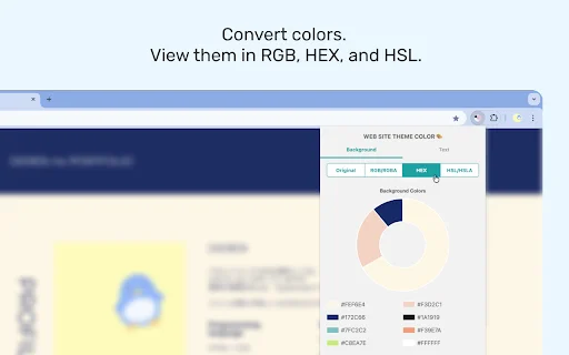 GET WEB SITE THEME COLOR – किसी भी वेबसाइट का कलर पैलेट तुरंत देखें - Screenshot 4
