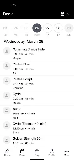 PURE Gym Penticton ऐप डाउनलोड करें – वर्कआउट शेड्यूल और प्रबंधन - Screenshot 2