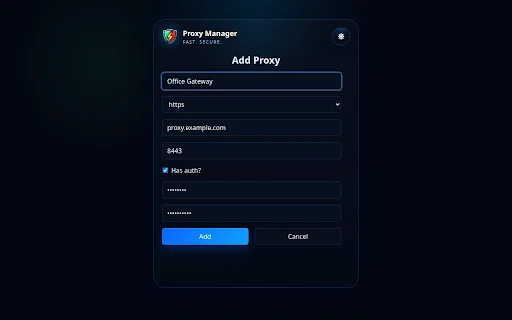 Proxy Manager डाउनलोड करें – ब्राउज़र प्रॉक्सी स्विच करें - Screenshot 2