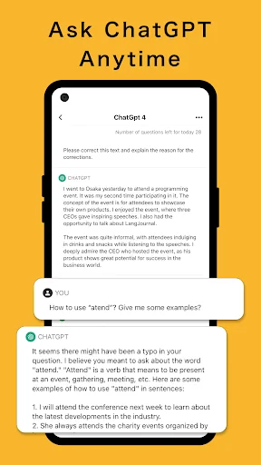 LangJournal डाउनलोड करें – AI के साथ नई भाषाएँ सीखें और लिखें - Screenshot 4